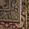 5' x 12'6 Red/Black Hand Knotted Jaipur - Image 3