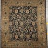 8'1 x 10'5 Black/Black Jaipur Wool Hand Knotted